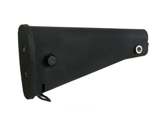 Сплошной приклад с регулировкой длины SR-25/AR-15/M4 &ndash; BLACK [CYMA] (для страйкбола) FBP1793 фото