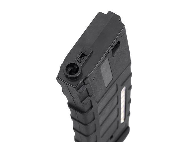 Полімерний магазин mid-cap на 130 куль для серії M4 - Black [BATTLEAXE] (для страйкболу) LNN1000 фото
