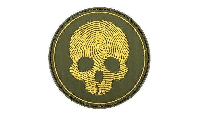 101 Inc. - 3D Patch - Fingerprint Skull - Yellow - 444130-7209 18972 фото