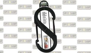 Nite Ize - S-Biner #10 Plastic Black Gate - Black - SBP10-03 (для страйкболу) 7358 фото