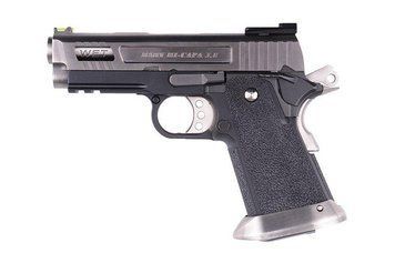 Страйкбольный пистолет Hi-Capa 3.8 Force "Velociraptor" - Silver [WE] (для страйкбола) WET-02-010301 фото