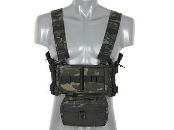 Micro MK3 Chest Rig - Multicam Black [Emerson] (для страйкболу) EM2961MCBK фото