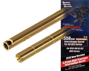 Тонкий стволик (550mm) 6.02mm для M16-VN / A1 / A2 / AUG Series [GUARDER] (для страйкболу) TN-10 фото