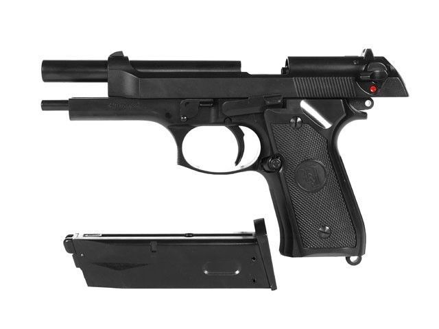 Пістолет Beretta M9 Full Metal greengas [KJW] (для страйкболу) GGB-9606TM(000526) фото