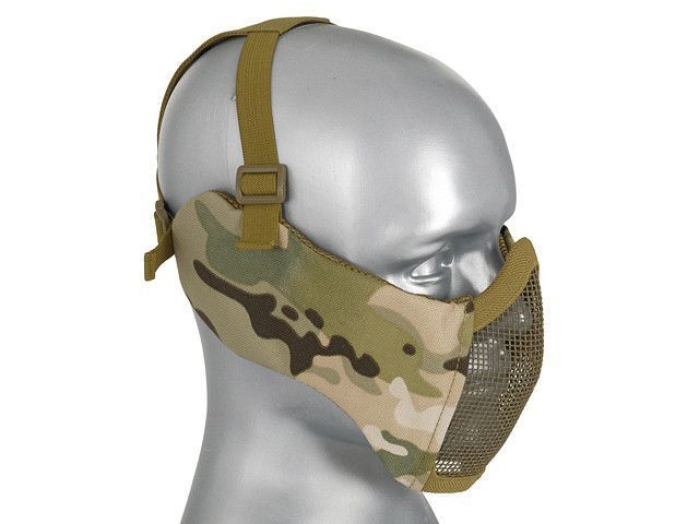 Маска со стальной сеткой и защитой ушей 2.0 - Multicam [PJ] (для страйкбола) MA-100-CP фото