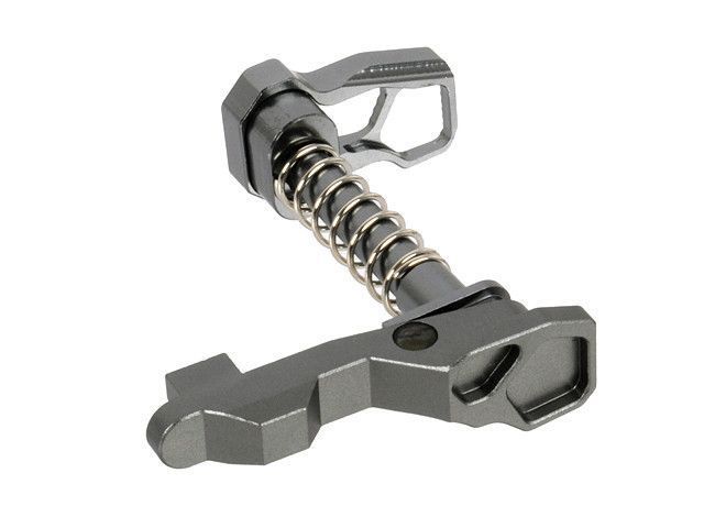 Двухсторонняя увеличенная кнопка сброса магазина Mod.B для AEG AR15/M4 - Grey [KUBLAI] (для страйкбола) AS.M4-149-GR фото