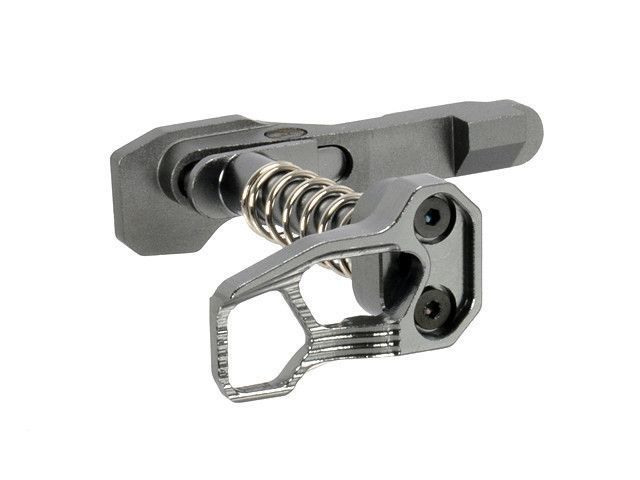 Двухсторонняя увеличенная кнопка сброса магазина Mod.B для AEG AR15/M4 - Grey [KUBLAI] (для страйкбола) AS.M4-149-GR фото