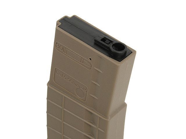 Магазин DMAG зі змінною місткістю 30/130 куль для HK416/M4 - Dark Earth [D-DAY] (для страйкболу) MAG-HS-DE фото