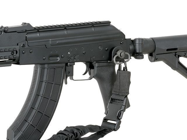 ДЛЯ БОЕВОГО НЕ ПОДХОДИТ! Пластина для АК с антабкой QD оружейного ремня [CYMA] FBP2233 фото