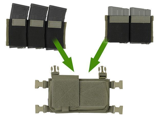 Micro MK3 Chest Rig - Multicam Black [Emerson]&nbsp;(для страйкбола) EM2961MCBK фото