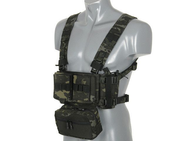 Micro MK3 Chest Rig - Multicam Black [Emerson]&nbsp;(для страйкбола) EM2961MCBK фото