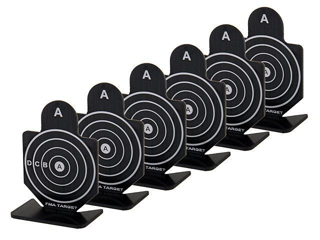 Metalowe cele strzeleckie 42 mm X 60 mm Mod.A - Black [FMA] (для страйкболу) TB1002 фото