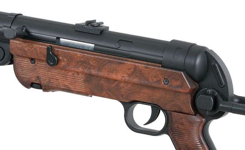 Пістолет-пулемет MP007 (MP 40) &mdash; бакеліт (002041) [AIRSOFT GUN MANUFACTURER] (для страйкболу) FB1350-1 фото