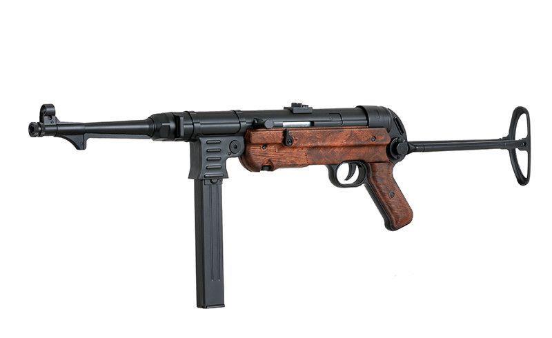 Пістолет-пулемет MP007 (MP 40) &mdash; бакеліт (002041) [AIRSOFT GUN MANUFACTURER] (для страйкболу) FB1350-1 фото