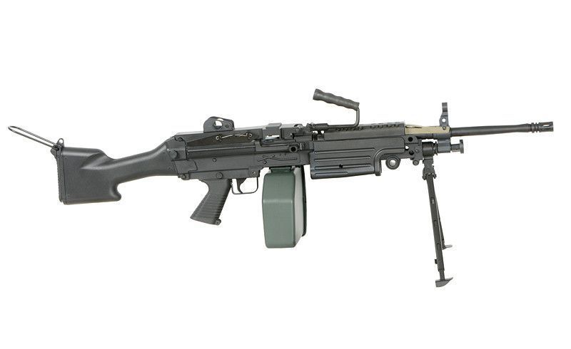 Кулемет M249 MKII Sports Line &mdash; Black [A&K] (для страйкболу) 249-MK2P фото
