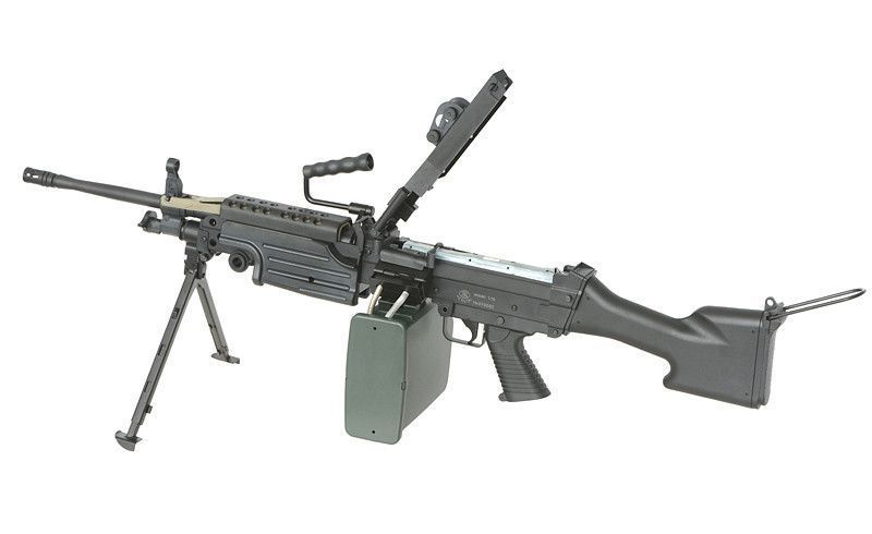 Кулемет M249 MKII Sports Line &mdash; Black [A&K] (для страйкболу) 249-MK2P фото