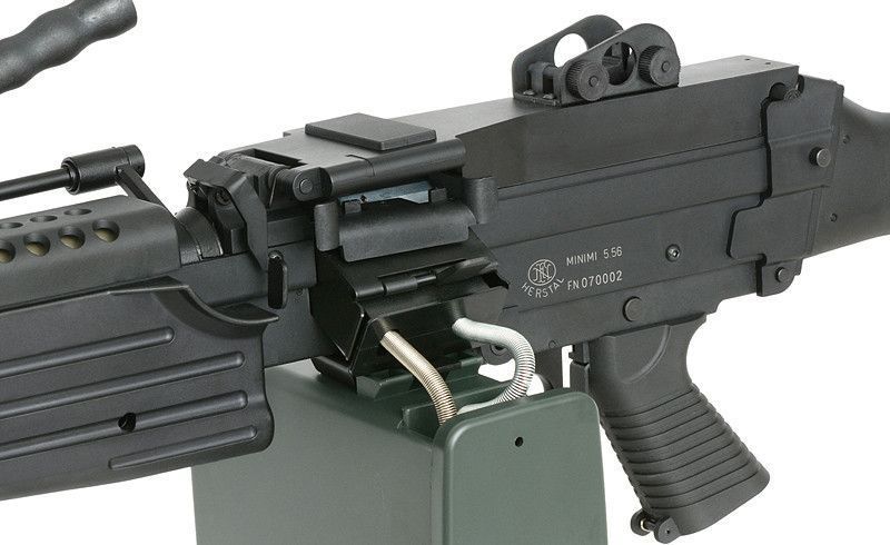Кулемет M249 MKII Sports Line &mdash; Black [A&K] (для страйкболу) 249-MK2P фото