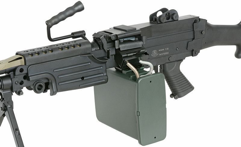Кулемет M249 MKII Sports Line &mdash; Black [A&K] (для страйкболу) 249-MK2P фото