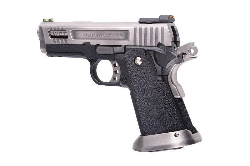 Страйкбольный пистолет Hi-Capa 3.8 Force "Velociraptor" - Silver [WE] (для страйкбола) WET-02-010301 фото