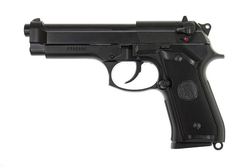 Пістолет Beretta M9 Full Metal greengas [KJW] (для страйкболу) GGB-9606TM(000526) фото