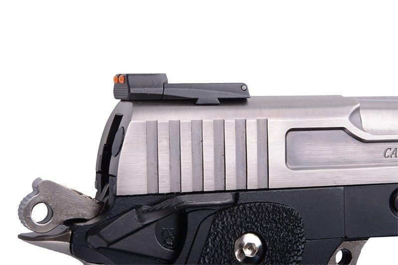 Страйкбольный пистолет Hi-Capa 3.8 Force "Velociraptor" - Silver [WE] (для страйкбола) WET-02-010301 фото
