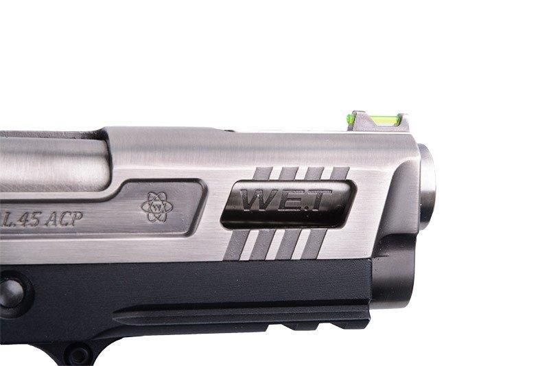 Страйкбольный пистолет Hi-Capa 3.8 Force "Velociraptor" - Silver [WE] (для страйкбола) WET-02-010301 фото