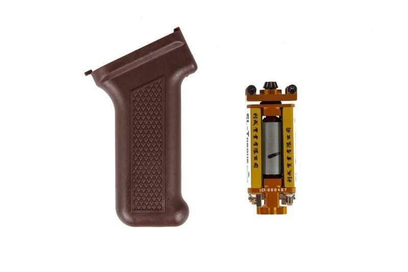 Пістолетна рукоятка Slim + мотор SL-Torque для приводів типу АК - Dark Red [LCT] (для страйкболу) LCT-08-026740 фото