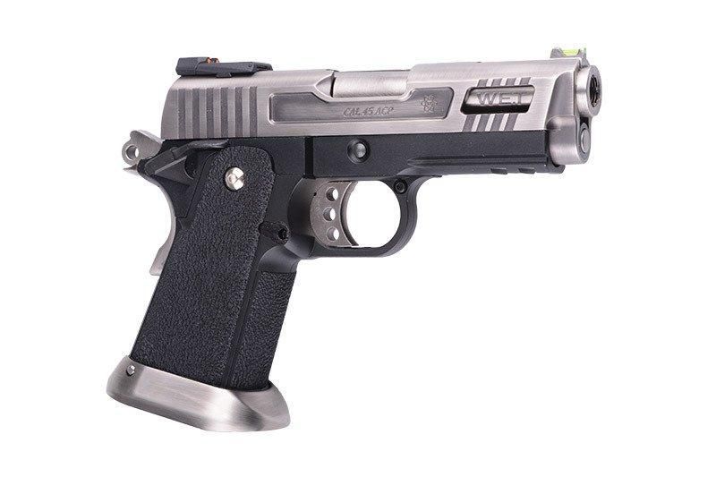 Страйкбольный пистолет Hi-Capa 3.8 Force "Velociraptor" - Silver [WE] (для страйкбола) WET-02-010301 фото
