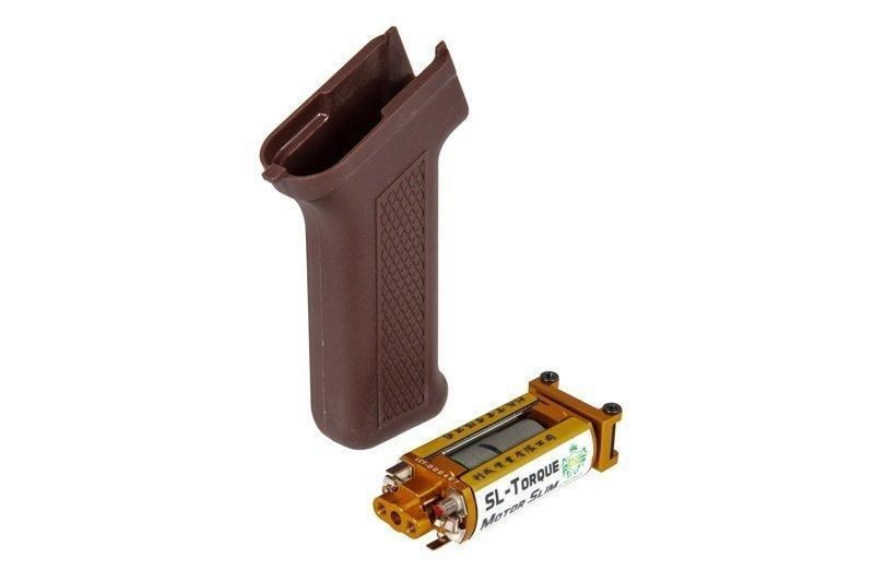 Пістолетна рукоятка Slim + мотор SL-Torque для приводів типу АК - Dark Red [LCT] (для страйкболу) LCT-08-026740 фото