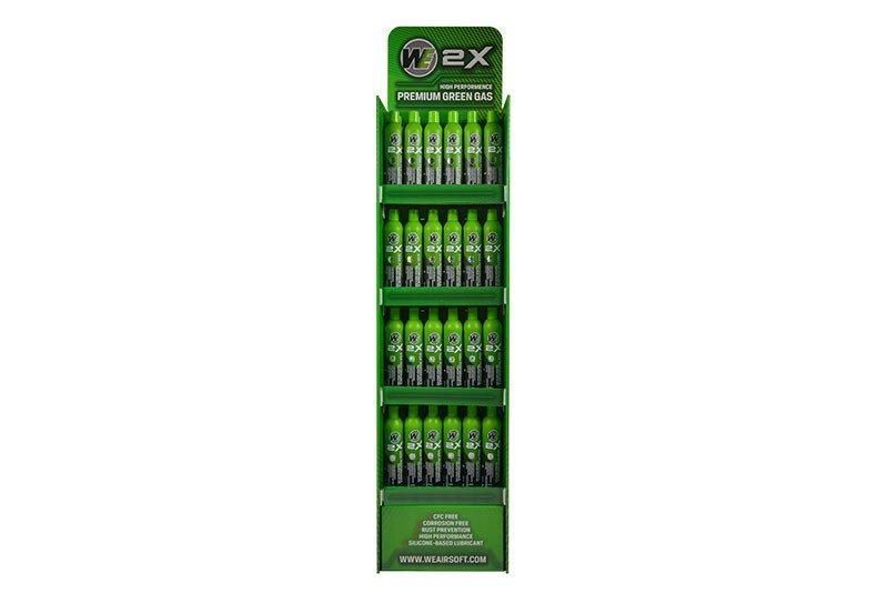 WE 2X High Performance Premium Green Gas 800ml (ковпачок пошкоджений) [WE] (для страйкболу) STOK-026471 фото