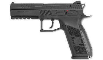 ASG - CZ P-09 Metal Slide Airsoft Pistol - Black - GBB + Case - 17657 (для страйкбола) 12734 фото