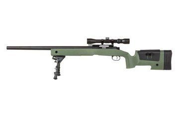Снайперская винтовка SA-S02 CORE&trade; с оптикой и сошками - Olive [Specna Arms] (для страйкбола) SPE-03-026053 фото