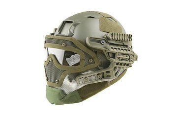 Аналог шолома FAST Gunner (BJ) - Olive Drab [Ultimate Tactical] (для страйкболу) UTT-21-017169 фото