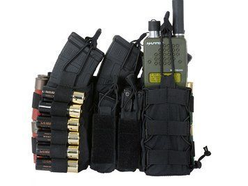 Универсальная передняя панель MOLLE - Black [8FIELDS] (для страйкбола) M51613120-BK фото