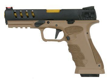SHARK Full Auto CO2 Pistolet - Dark Earth [APS] (для страйкболу) SHARK.D фото