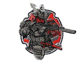 Нашивка haftowana Tactical Samurai 1 [WaveCombat] (для страйкбола) TACTICAL SAMURAI EMBROID фото