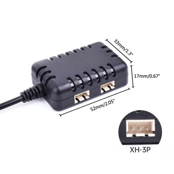Паралельна USB зарядка для одного, або двох АКБ LiPo та Li-ion 7.4v (2S) [AirsoftParts] (для страйкболу) USB-LiPo-7-4-PLUS фото