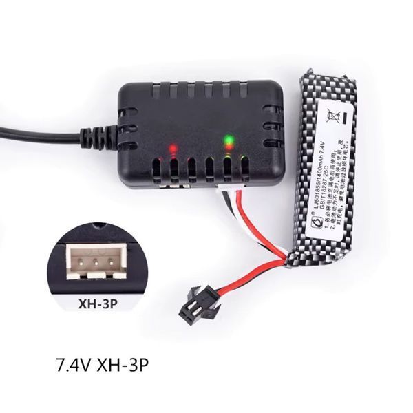 Паралельна USB зарядка для одного, або двох АКБ LiPo та Li-ion 7.4v (2S) [AirsoftParts] (для страйкболу) USB-LiPo-7-4-PLUS фото