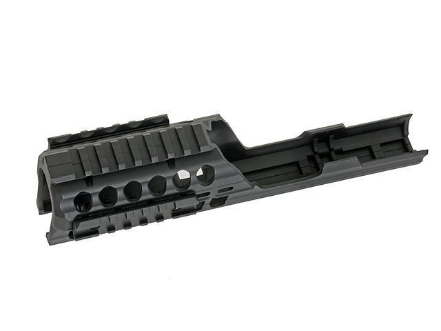 Цевьё с монтажными шинами для MP5K/PDW - Black [BattleAxe] (для страйкболу) FBP1863 фото