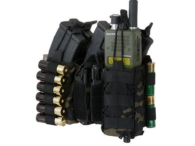 Wielozadaniowy panel przedni MOLLE - MULTICAM BLACK [8FIELDS] M51613120-MB фото