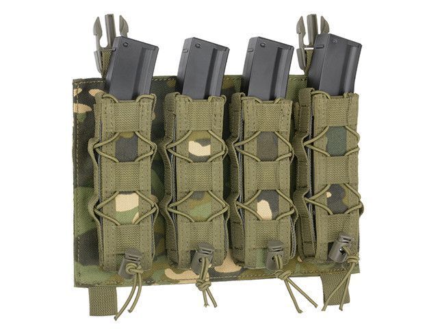 Szybka poczw&oacute;rna ładownica BUCKLE UP na magazynki MP5/SMG - Multicam Tropic [8FIELDS] M51613231-MT фото