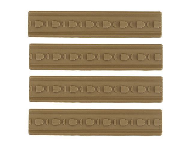 Набор защитных накладок для цевья Key-Mod Type B - Dark Earth (для страйкбола) BD4150B фото