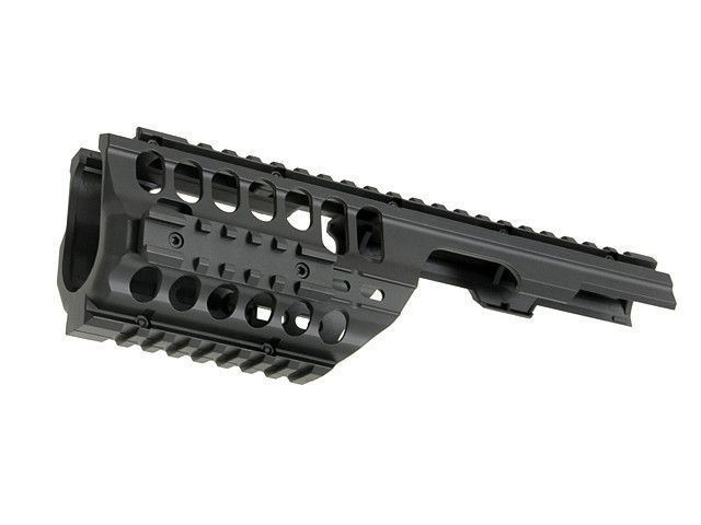 Цевьё с монтажными шинами для MP5K/PDW - Black [BattleAxe] (для страйкболу) FBP1863 фото