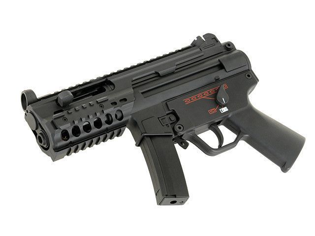 Цевьё с монтажными шинами для MP5K/PDW - Black [BattleAxe] (для страйкболу) FBP1863 фото