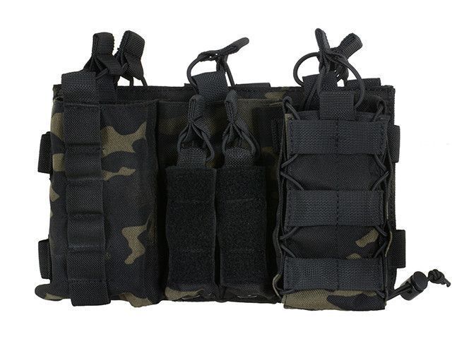 Wielozadaniowy panel przedni MOLLE - MULTICAM BLACK [8FIELDS] M51613120-MB фото