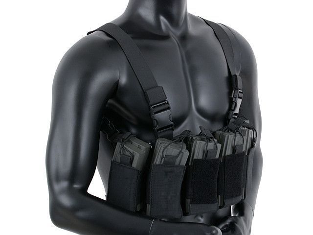 Відкритий CHEST RIG - BLACK [8FIELDS] (для страйкболу) M51611037-BK фото