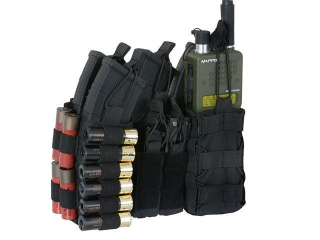Wielozadaniowy panel przedni MOLLE - Black [8FIELDS] (для страйкболу) M51613120-BK фото