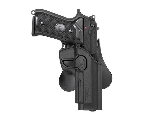 Кобура страйкбольная для Beretta M9/92F - Black [Amomax] (для страйкбола) AM-T92G2 фото