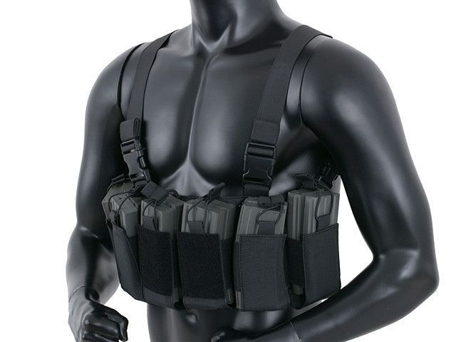 Відкритий CHEST RIG - BLACK [8FIELDS] (для страйкболу) M51611037-BK фото