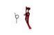 Спусковой крючок CNC Aluminum Advanced Trigger (Style D) - Red [Maxx Model Products] (для страйкбола) MXM-08-027728 фото 3